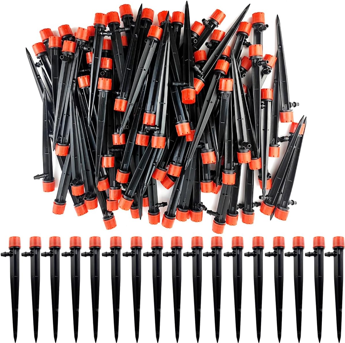 Ninehaoou 20 Pcs Drip Irrigation Emitters with Plugs for 1