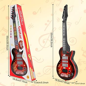 ギター型ツアーミニチャーム ロンドン Amazon.com: M SANMERSEN Kids Guitar for Girl Music Toy