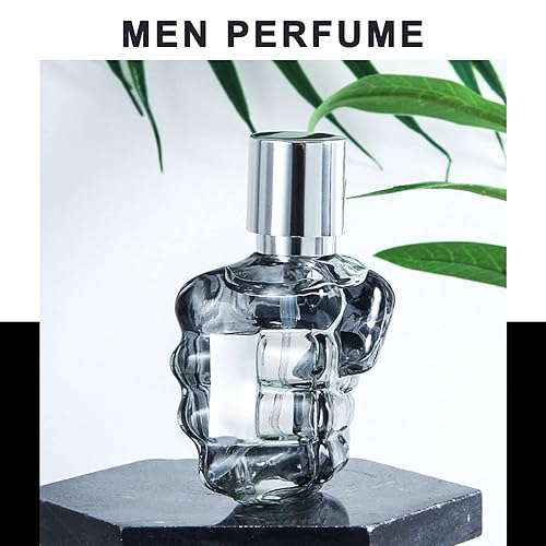 Miniatura 4 de Perfume para hombre, perfume de aroma amaderado de 1.0 fl oz, para hombre, elegante, refrescante, de larga duración, fragancia ligera, cumpleaños,