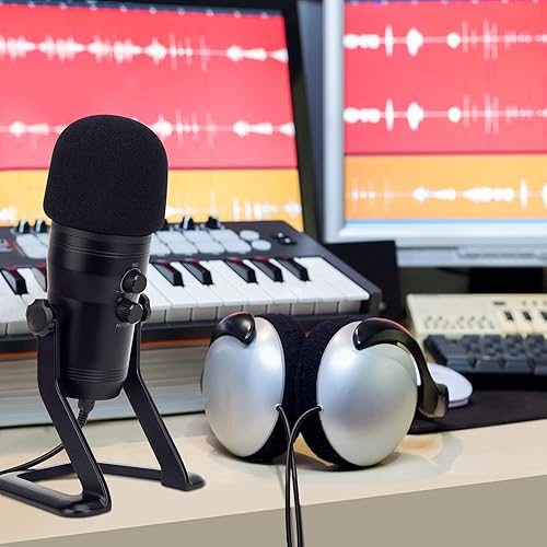 Vista 58 de YOUSHARES Soporte de brazo de brazo de micrófono para FIFINE K688, AM8, A6T, T669, Shure SM7B/MV7+/MV6, brazo de tijera ajustable con gestión