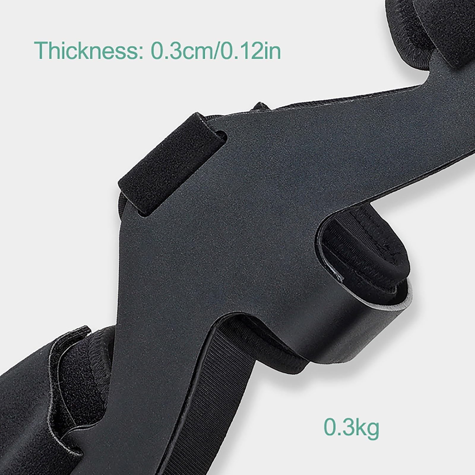 Genérico Inmovilizador de Rodilla, Rodillera de hiperextensión de Rodilla, Protector inmovilizador de Soporte de Rodilla Ajustable, for hiperextensión de Rodilla(L)