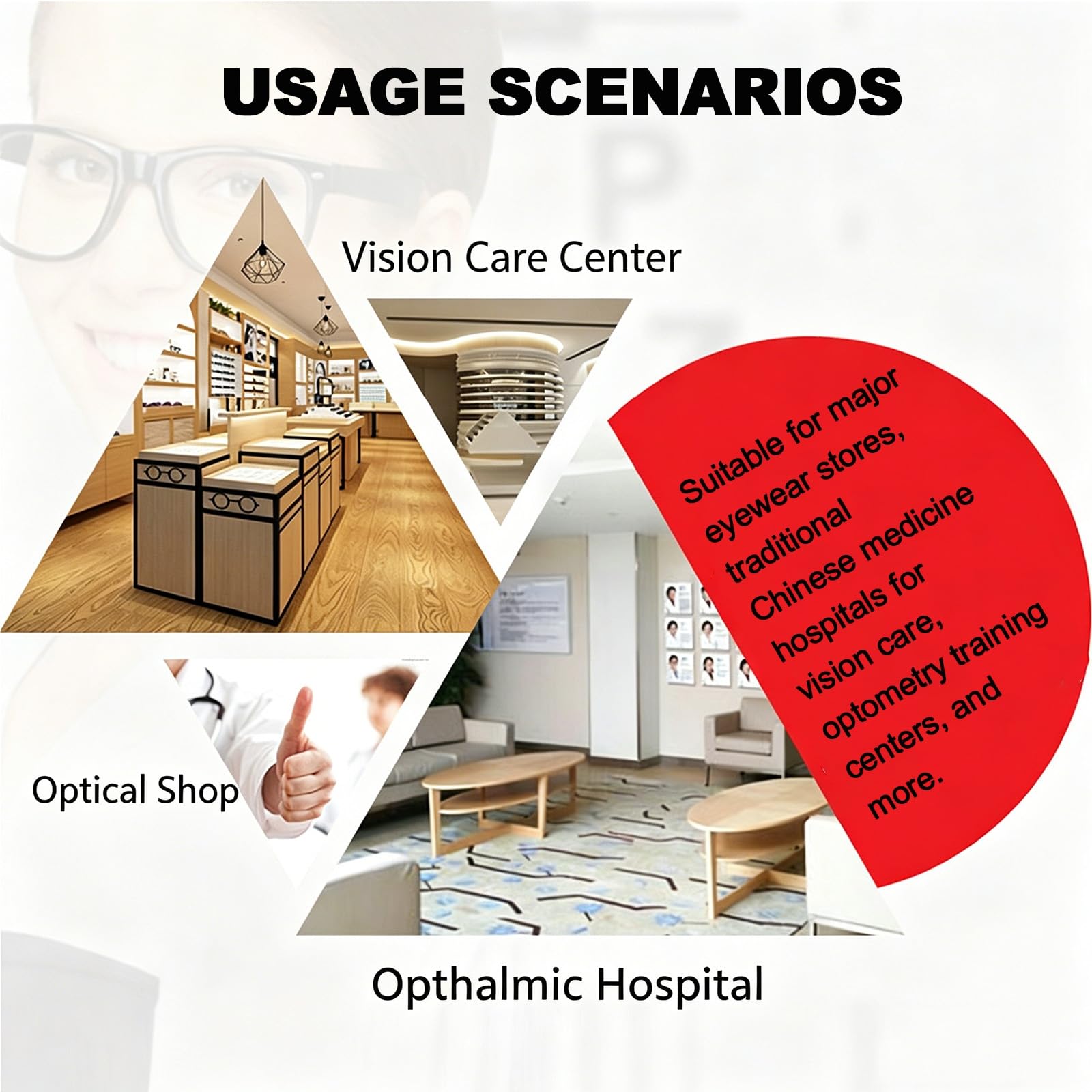 Probador De Tensión De Lentes con Fuente De Luz Led, Detector De Tensión De Lentes De Vidrio Óptico, Máquina De Prueba De Verificación De Autenticidad De Cristales para Ópticas, Centros De