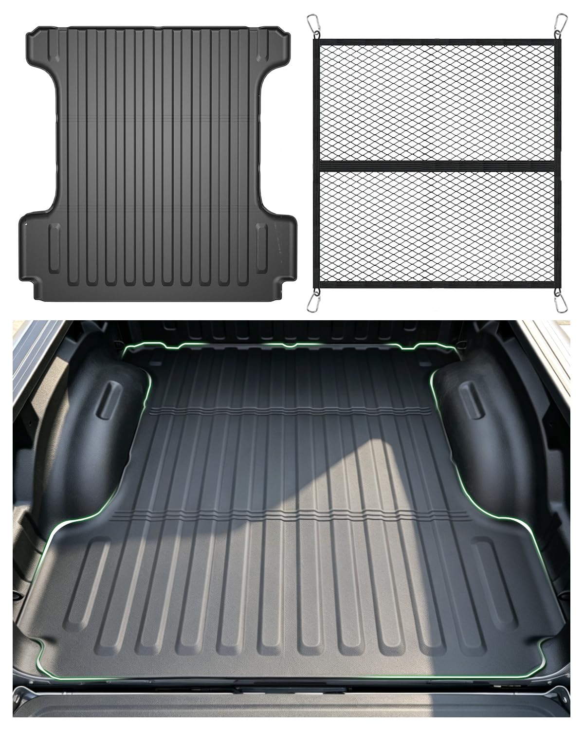 Truck Bed Mat for Ram 1500 2019-2026 &amp; RHO 2025-2026, 5.7FT