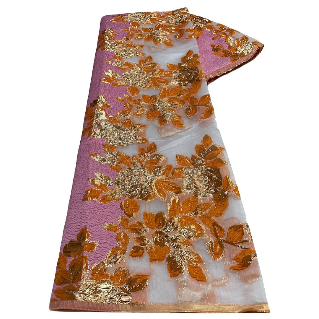 Tissu perle ajoure anticrease de 5 yards point chaine lourd pour robe demoiselle d honneur