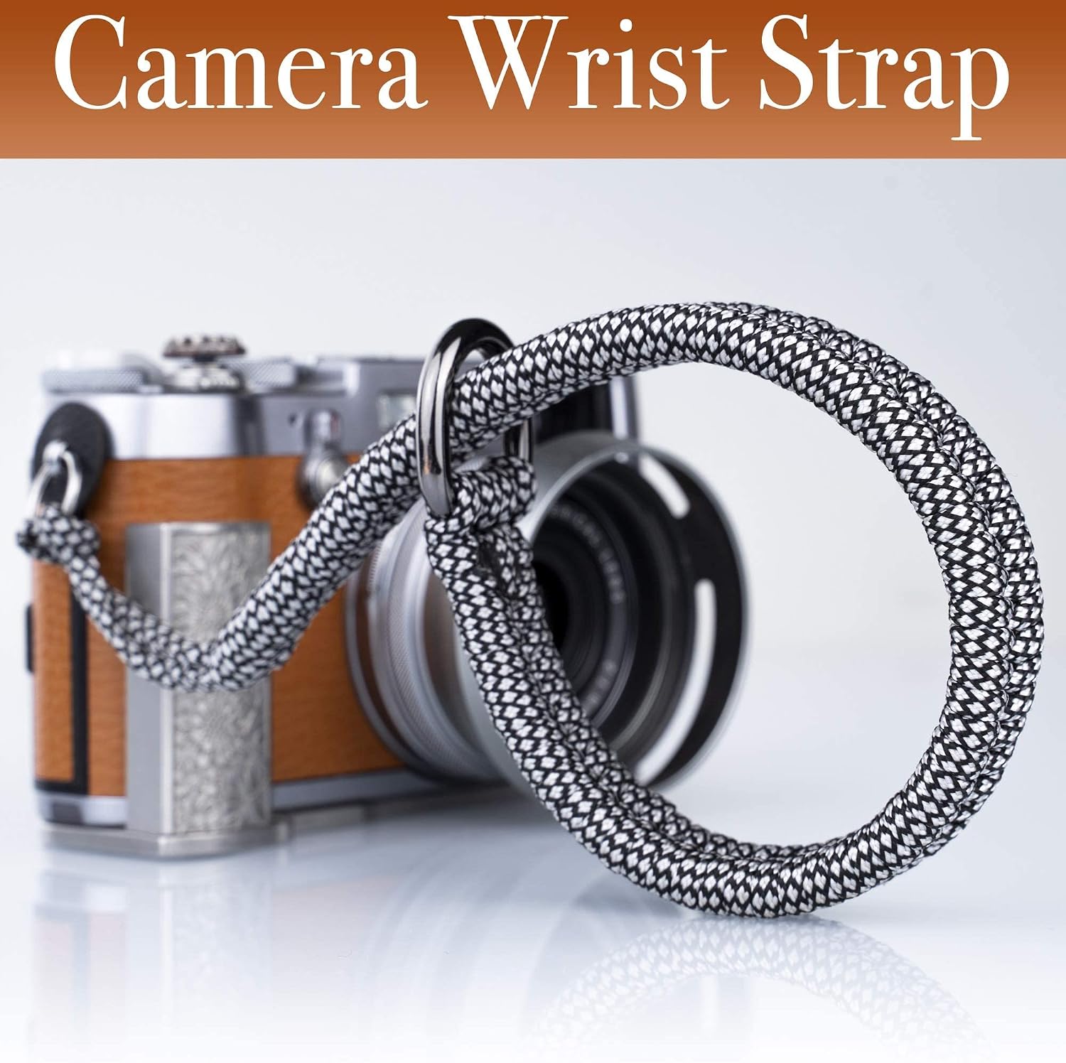 AQAREA Camera Wrist Strap for DSLR Mirrorless Camera, Quick Release Camera Hand Strap with Safer Connector