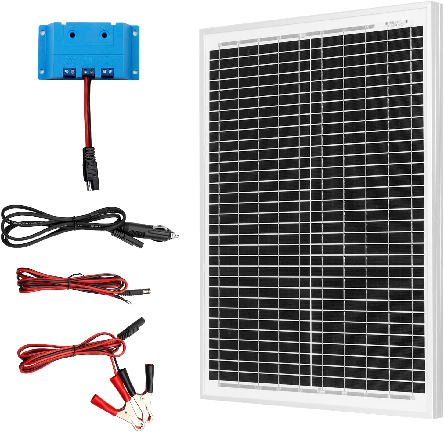 HQST 20W Solar Panel Kit w/5A Controller