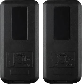 2 Pack E27 fan remote control Replacement Wireless Controller for Home Light Fan Lamp Bedroom Living Room Adjustable Brightness and remote ceiling fan
