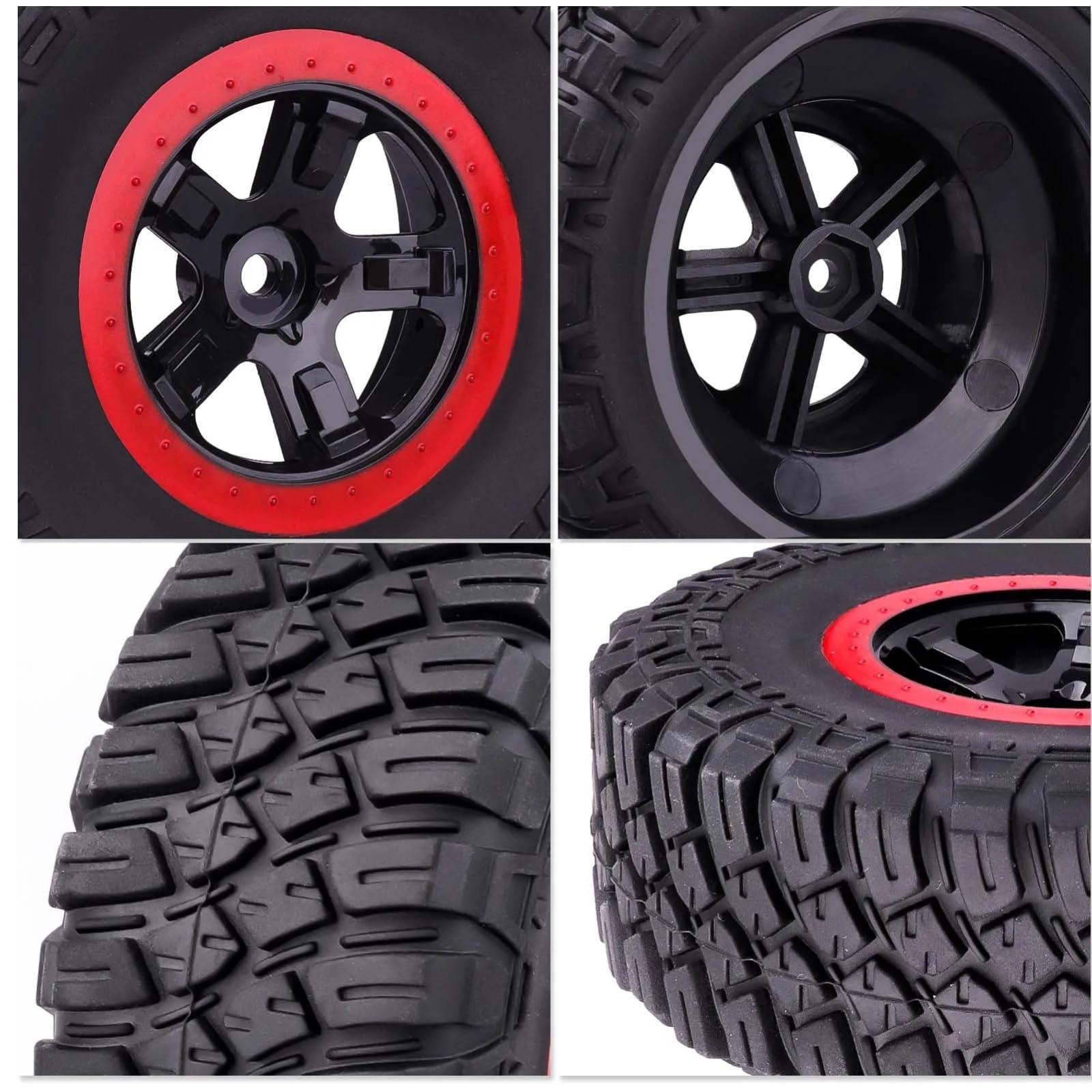 Ruota Pneumatici Per Traxxas Per Slash 4x4 2WD 1/10 Corsi Brevi