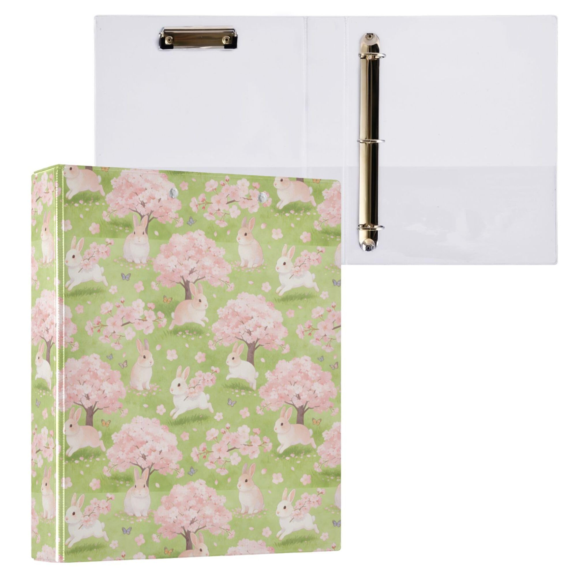 Raccoglitore a tre anelli da 2,5 cm e mezzo con tasche interne, confezione da 1/2 raccoglitori per studenti universitari con copertina rigida