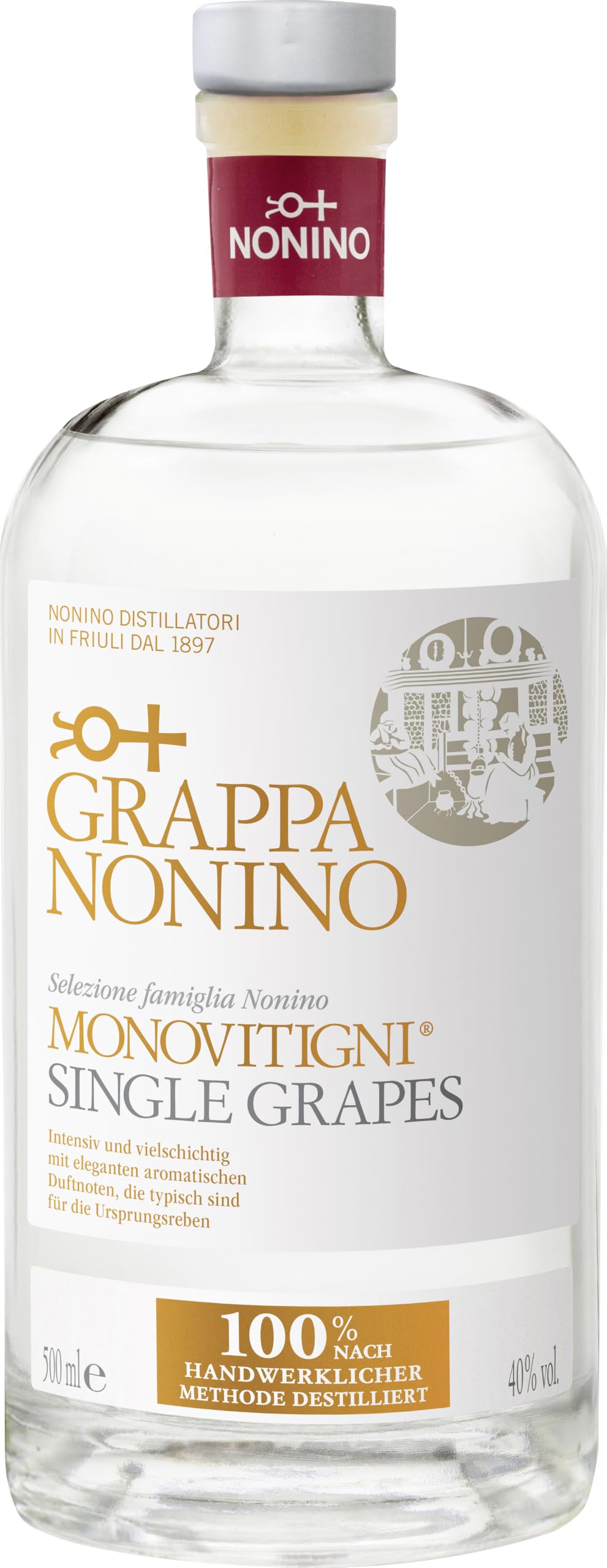 Nonino Grappa Monovitigni Single Grapes (1 x 0.5 l)