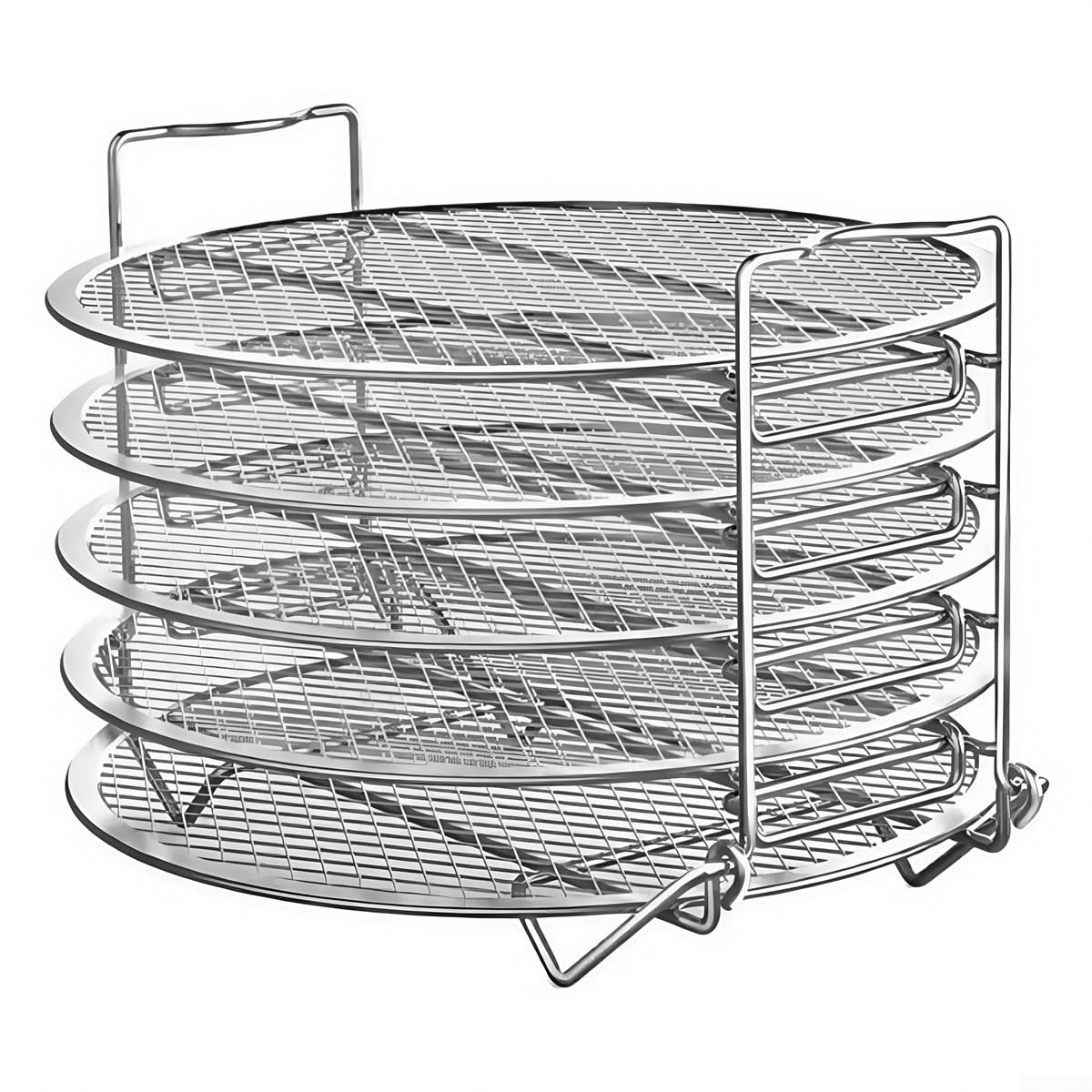 Grille de friteuse à air 5 couches empilable pour sécher et refroidir