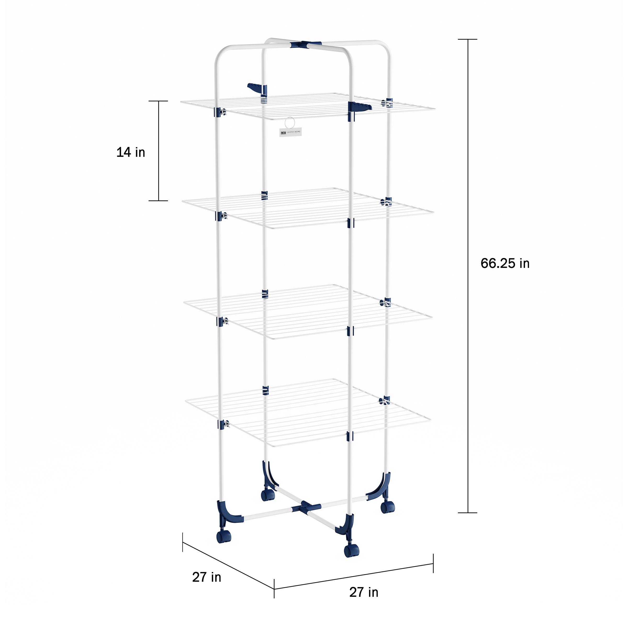 Buy Clothes Drying Rack 4Tiered Laundry Station with Collapsible