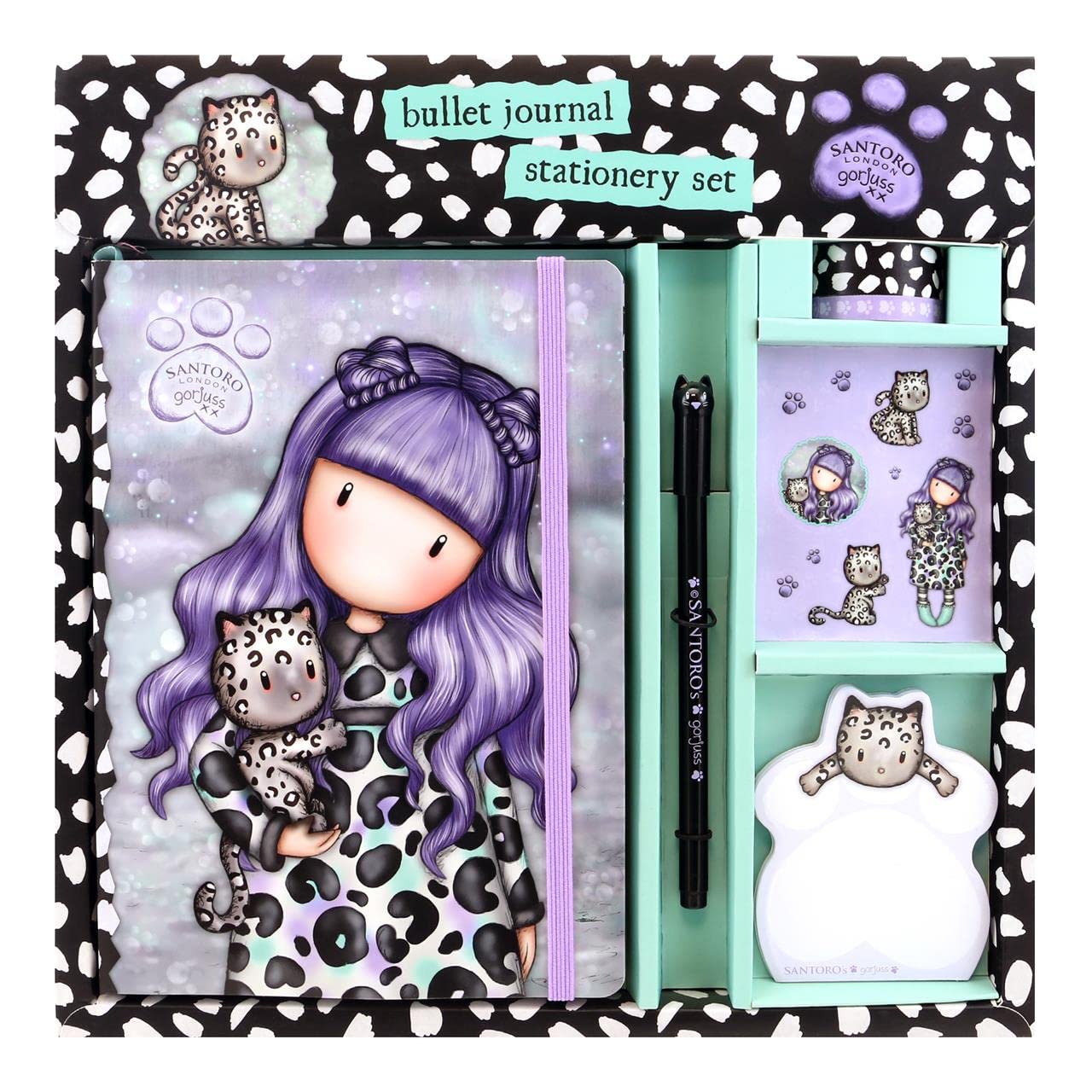 Santoro Gorjuss (Wild) - Bullet Journal Set - Smitten Kitten