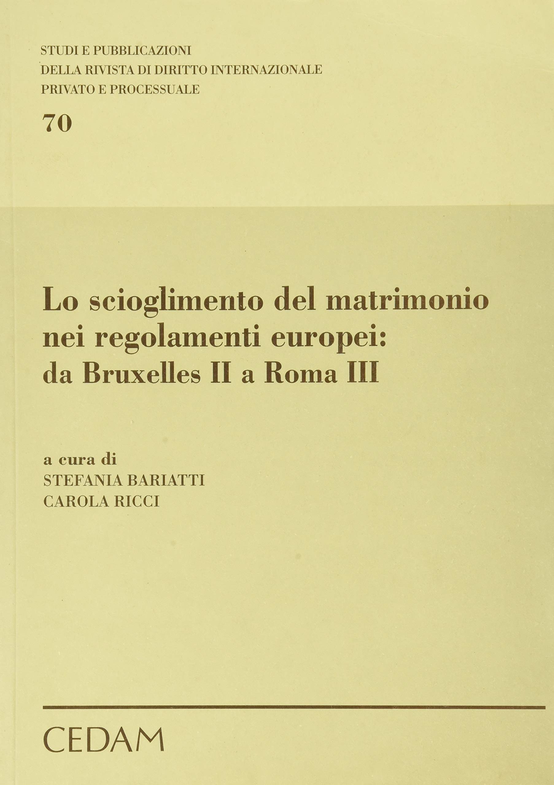 Scioglimento matrimonio regolam. europei