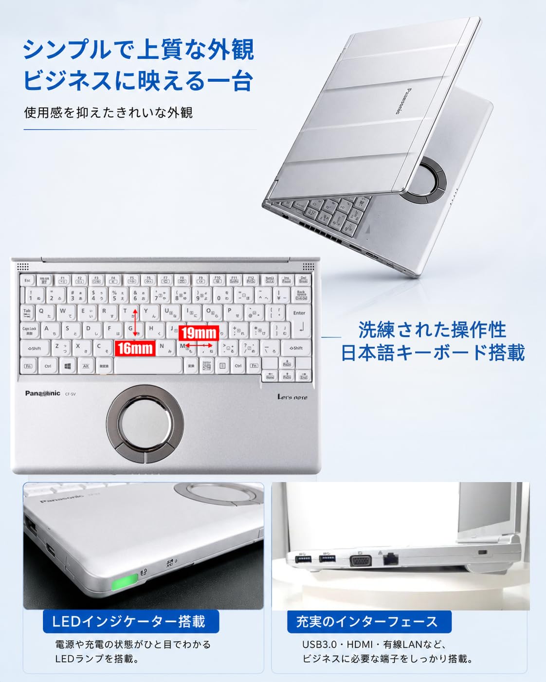 Amazon.co.jp: 【整備済み品】ノートパソコン Let`s note CF-SV8 超