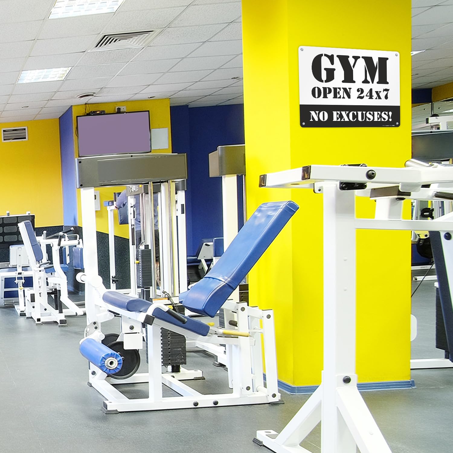 SmartSign 18 X 12 Inch "Do Not Block Entrance" Metal Sign, 63 Mil Aluminum, 3M