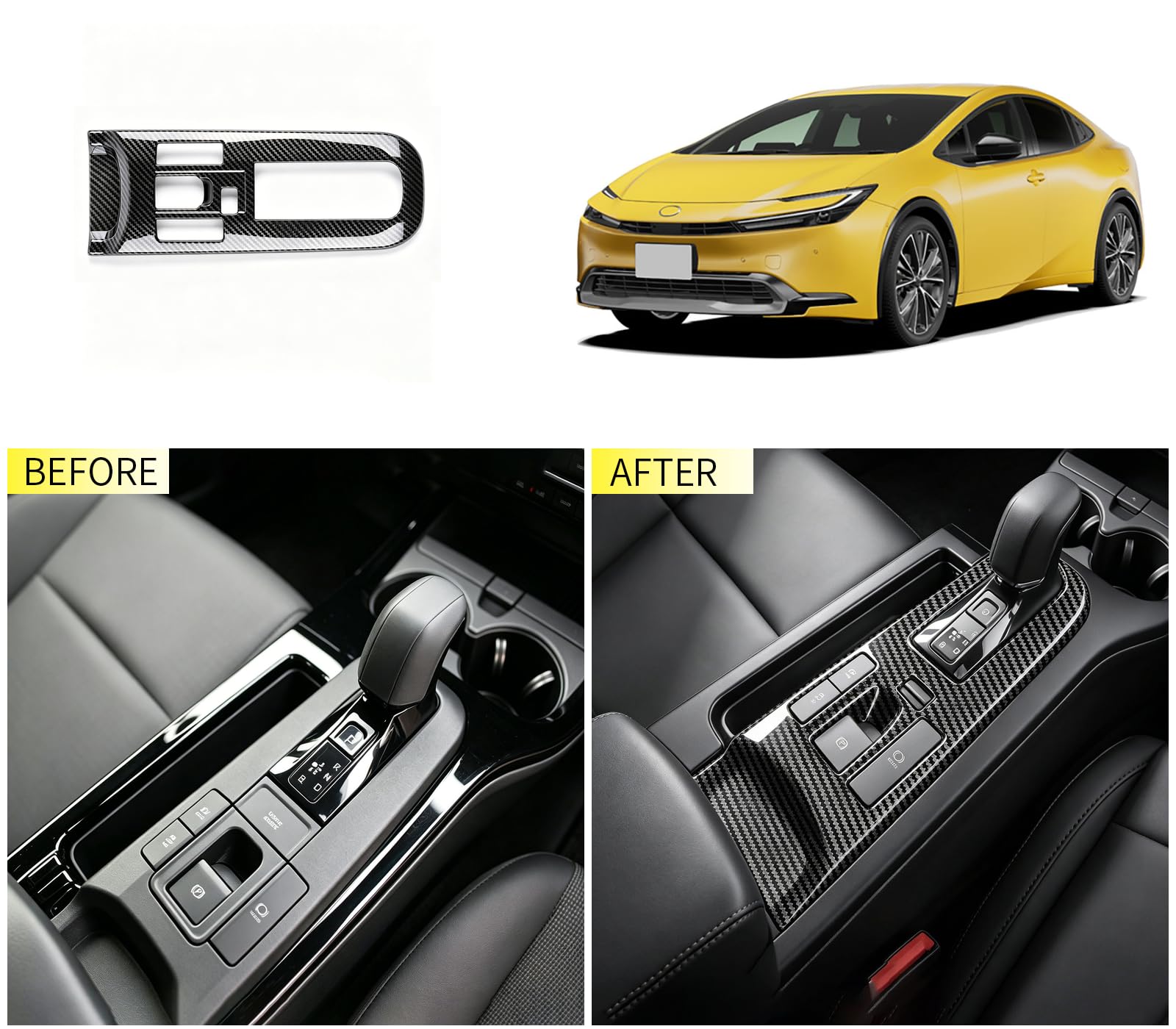 Amazon | DILAGULO トヨタ 新型プリウス 60系 Prius 専用 シフトパネル