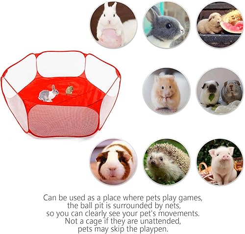 Vista 34 de STARBOLO Tienda de campaña para niños con pelotas, plegable para niños pequeños, piscina de pelotas, valla de gateo para interiores y exteriores