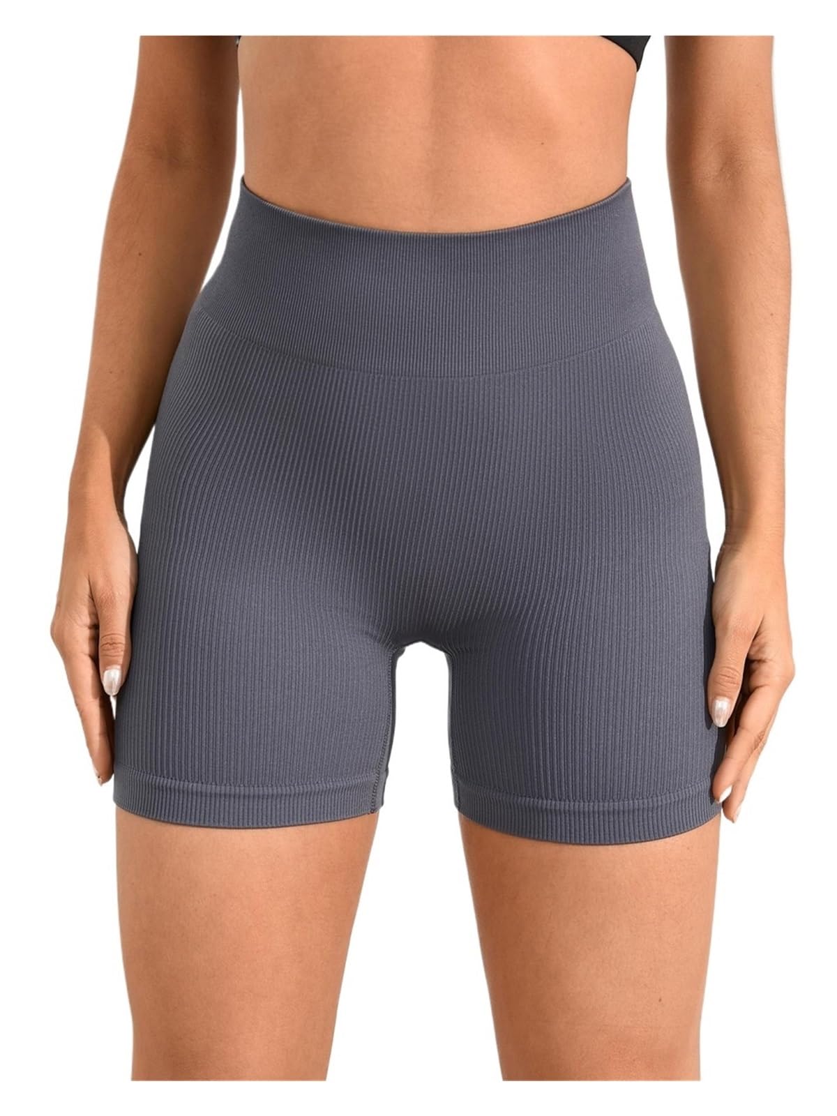 Yoga Pantaloncini Pantaloncini Sportivi a Vita Alta da Donna, Leggings da Yoga, Abbigliamento Sportivo da Donna for Interni ed Esterni(Beige,S)