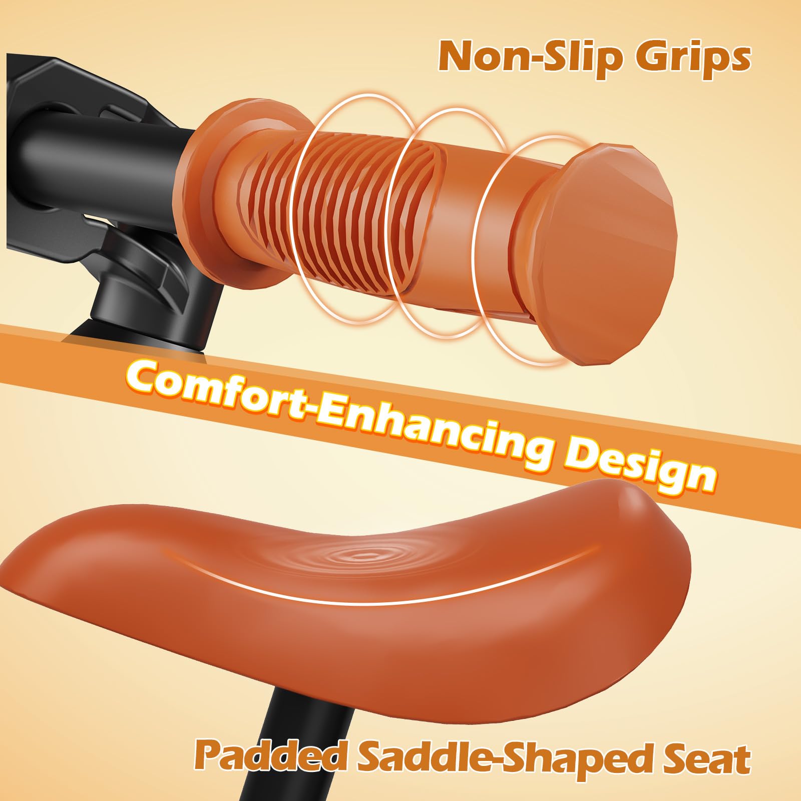 Ridego 12 or 14 Inch Balance Bike for Kids 2-6 Year Old,Lightweight Kids Bike with Adjustable Seat, Push Bicycle with Air Rubber Tires，Ride-on Toys Birthday Gift