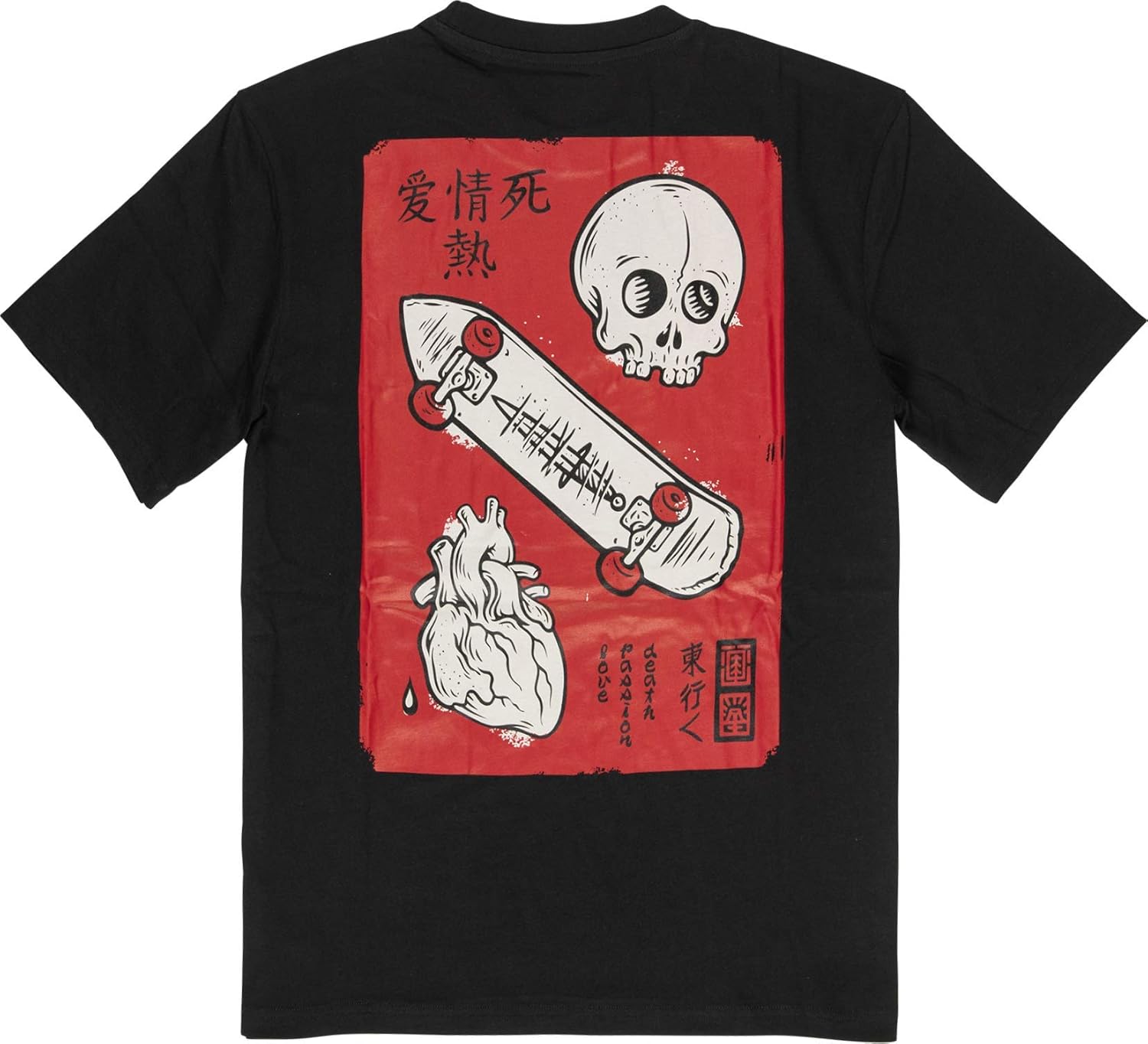 Element Love Passion Death Short Sleeve T-Shirt in Flint Black