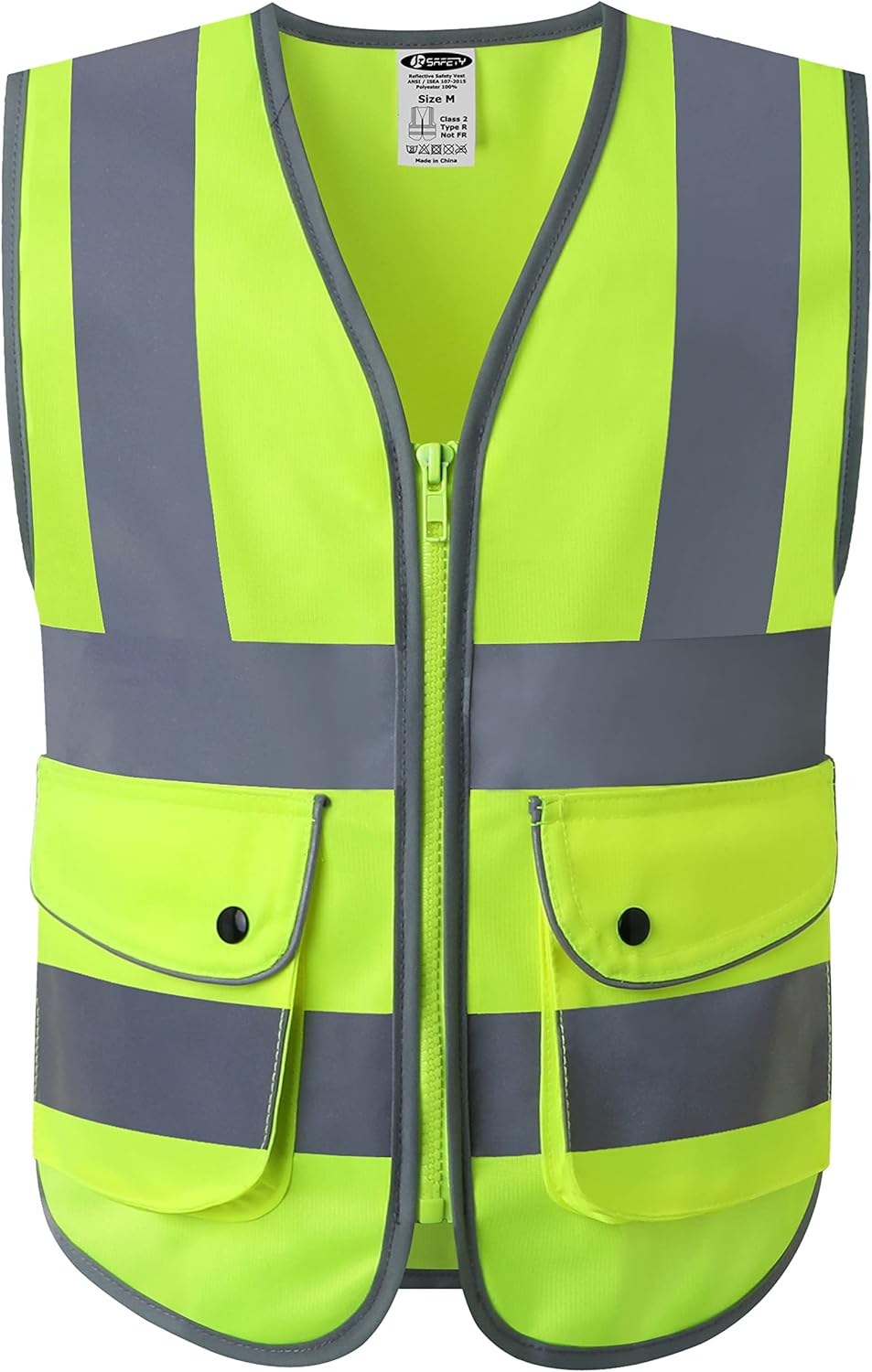 🛒 Crаzу Dеаlѕ JKSafety Class 2 High Visibility Zipper Front Kids Safety Vest With Reflective Strips, Yellow Meets ANSI/ISEA Standards (Kid-Medium Yellow) 🛒 Crаzу Dеаlѕ JKSafety Class 2 High Visibility Zipper Front Kids Safety Vest With Reflective Strips, Yellow Meets ANSI/ISEA Standards (Kid-Medium Yellow)