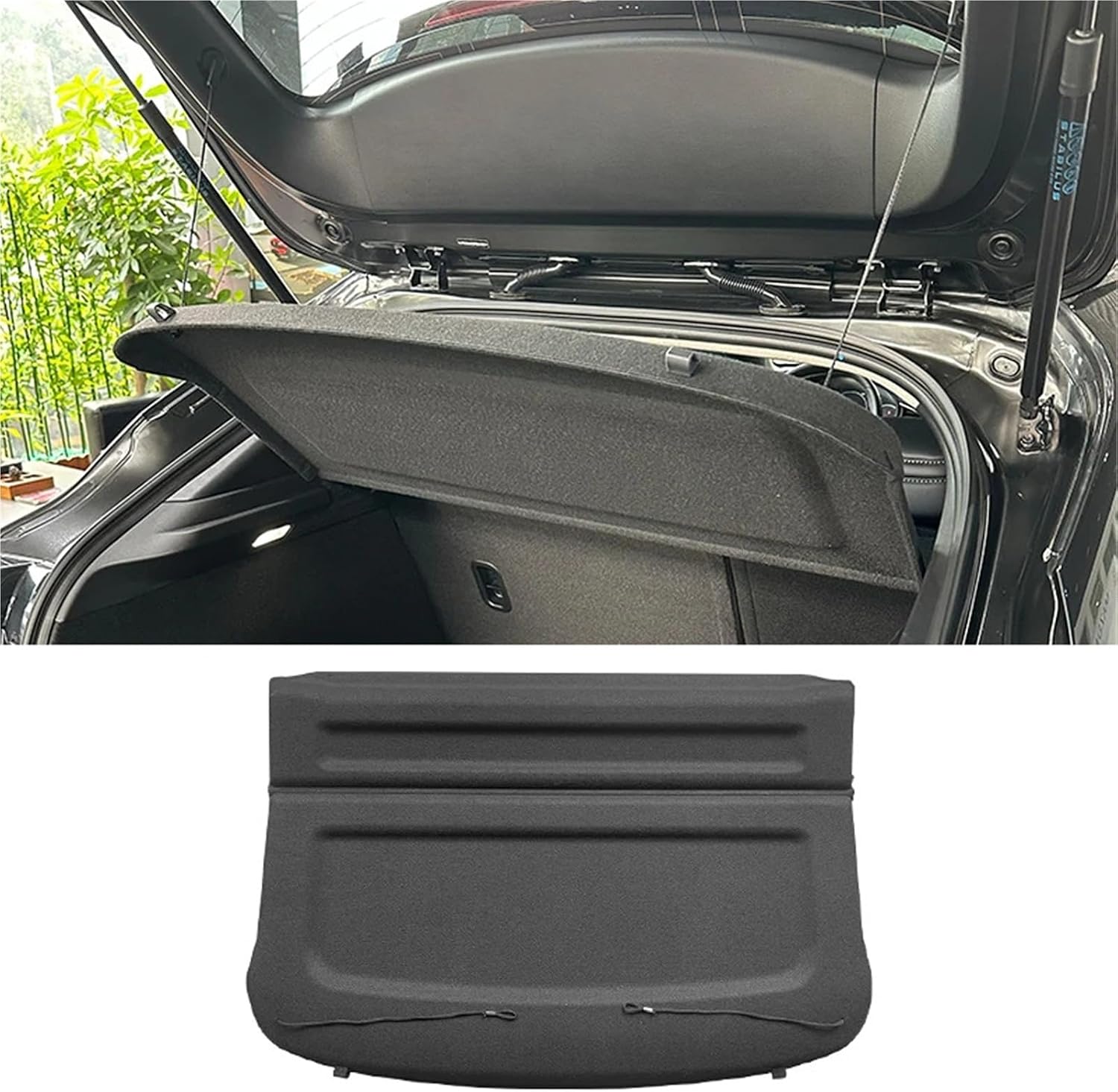 For Mazda CX-30 2019-2023 Not-retractable Trunk Cargo Cover Parcel Rack Anti-Peeping Auto Interior Accessories