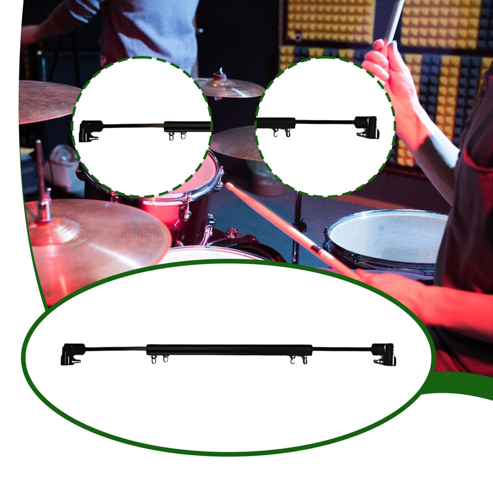 Bielle de Raccord Pédale Grosse Caisse Double Chaîne Tige de Connexion Double Batterie Pièce Percussion Instrument Musicien Liaison Transmission Cam A, Noir