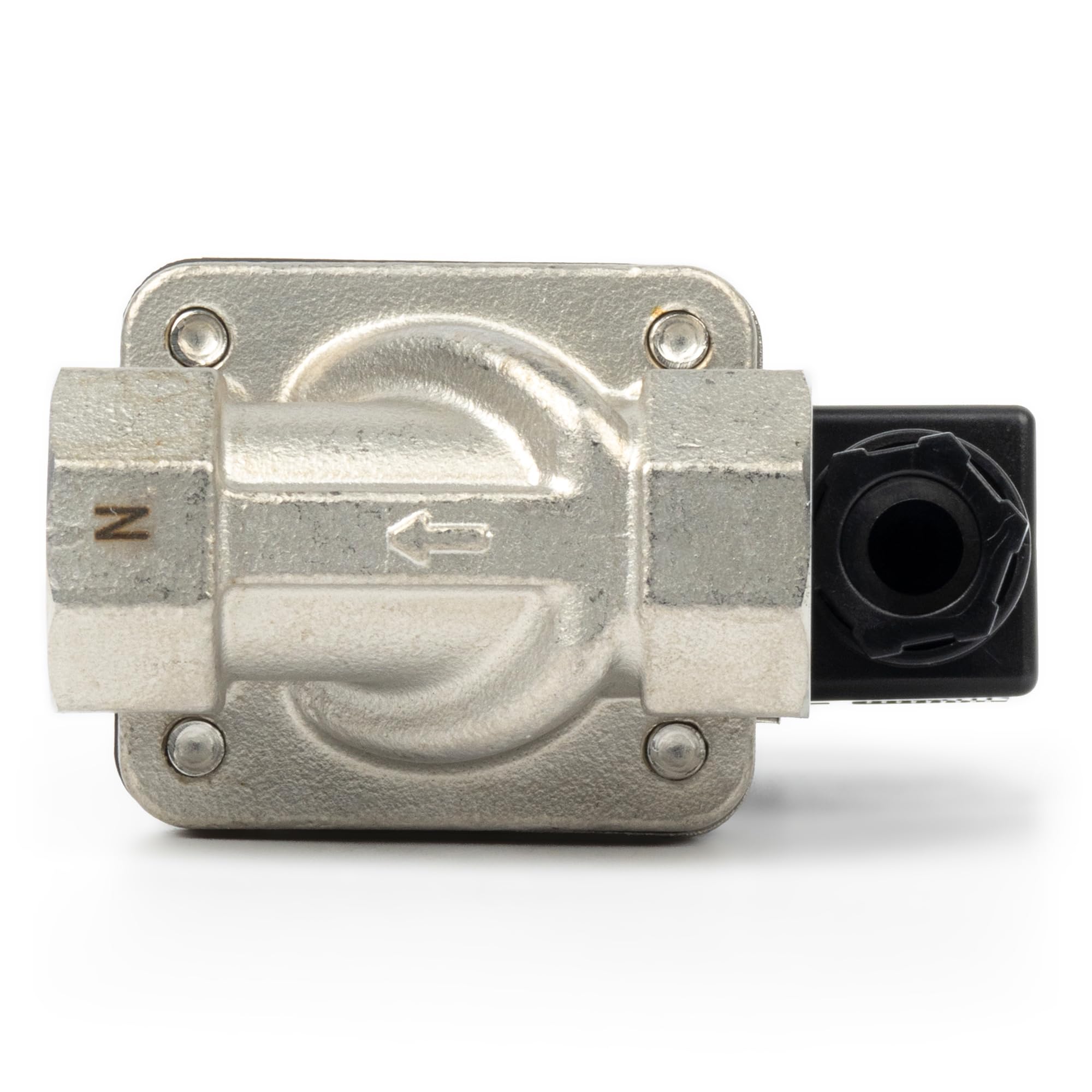 U.S. Válvula solenoide sólida de 3/4" de acero inoxidable AC 220 V con sello Viton, normalmente cerrado, tipo caja de conexiones, rosca G