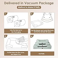 Vista 16 de EHEYCIGA - Cama ortopédica para perro grande, impermeable, de espuma viscoelástica y espuma tipo caja de huevos, bordes elevados, antideslizante