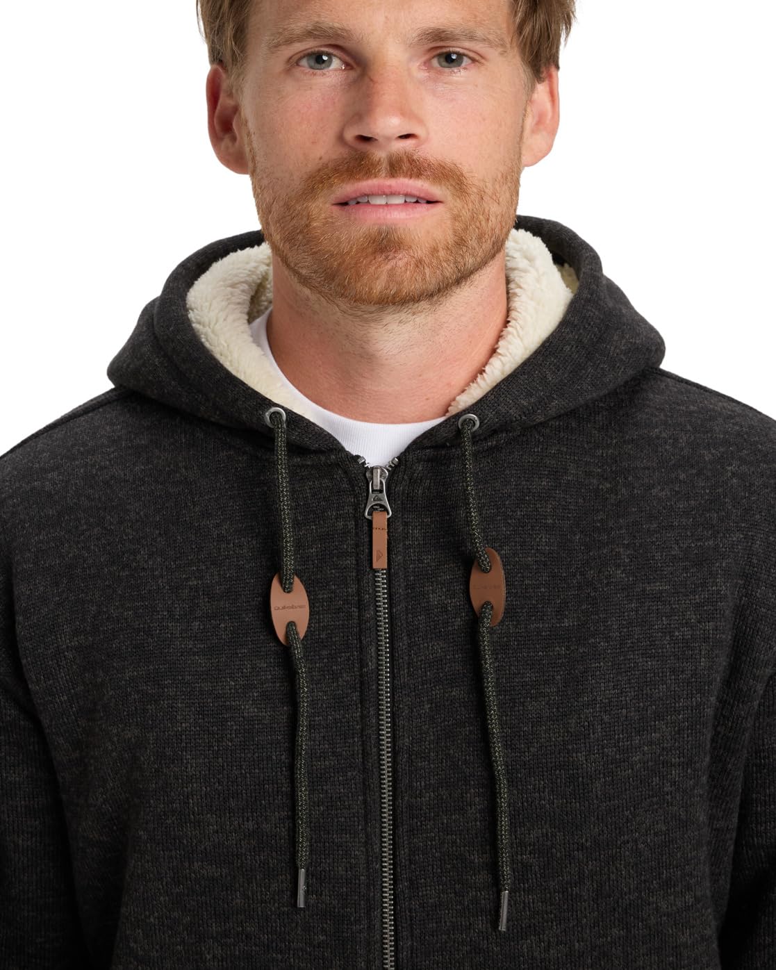 Quiksilver Keller Sherpa Sweter Polarowy Czarny XL