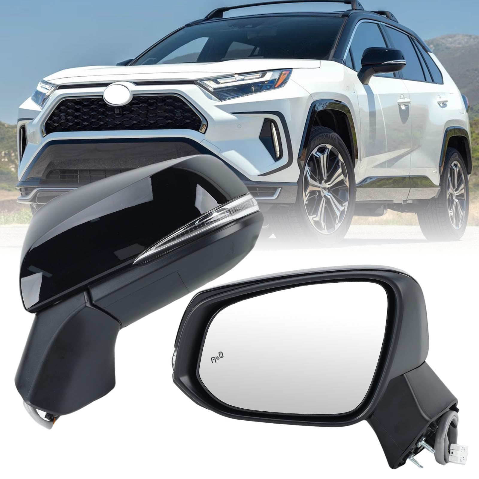Amazon.com: Left Driver Side Mirror Compatible with Toyota RAV4