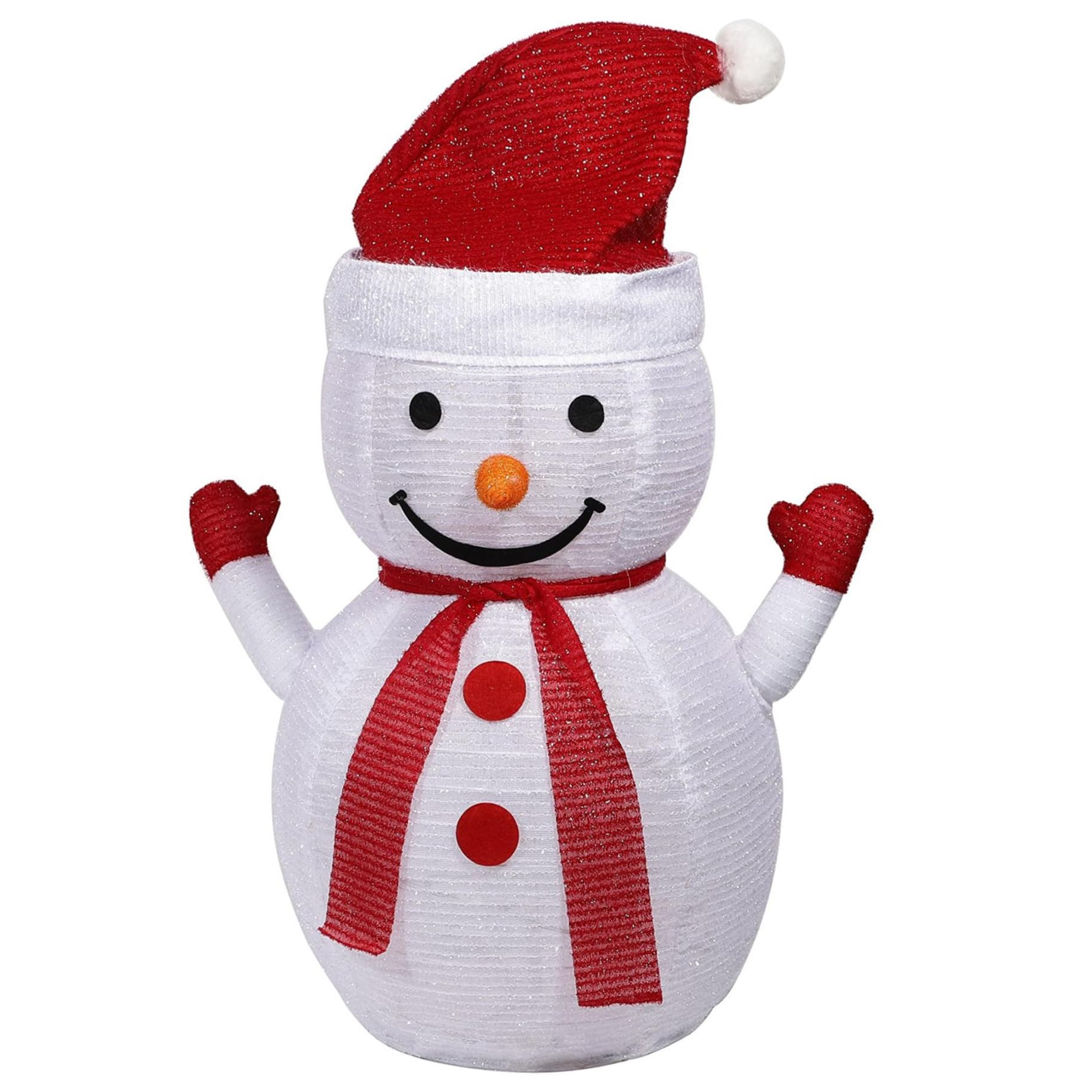 Décoration de Noël extérieure LED étanche pliable 70cm avec minuterie 40 lampes