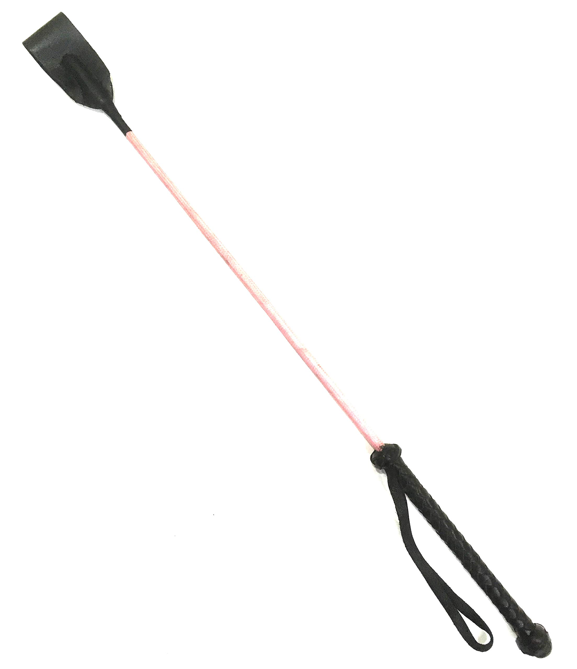 PETS TRIANGLE 24" Leather Riding Crop Stick for Horse