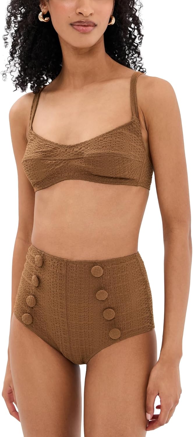 Lisa Marie Fernandez Women's Balconette High Waist Bikini Set