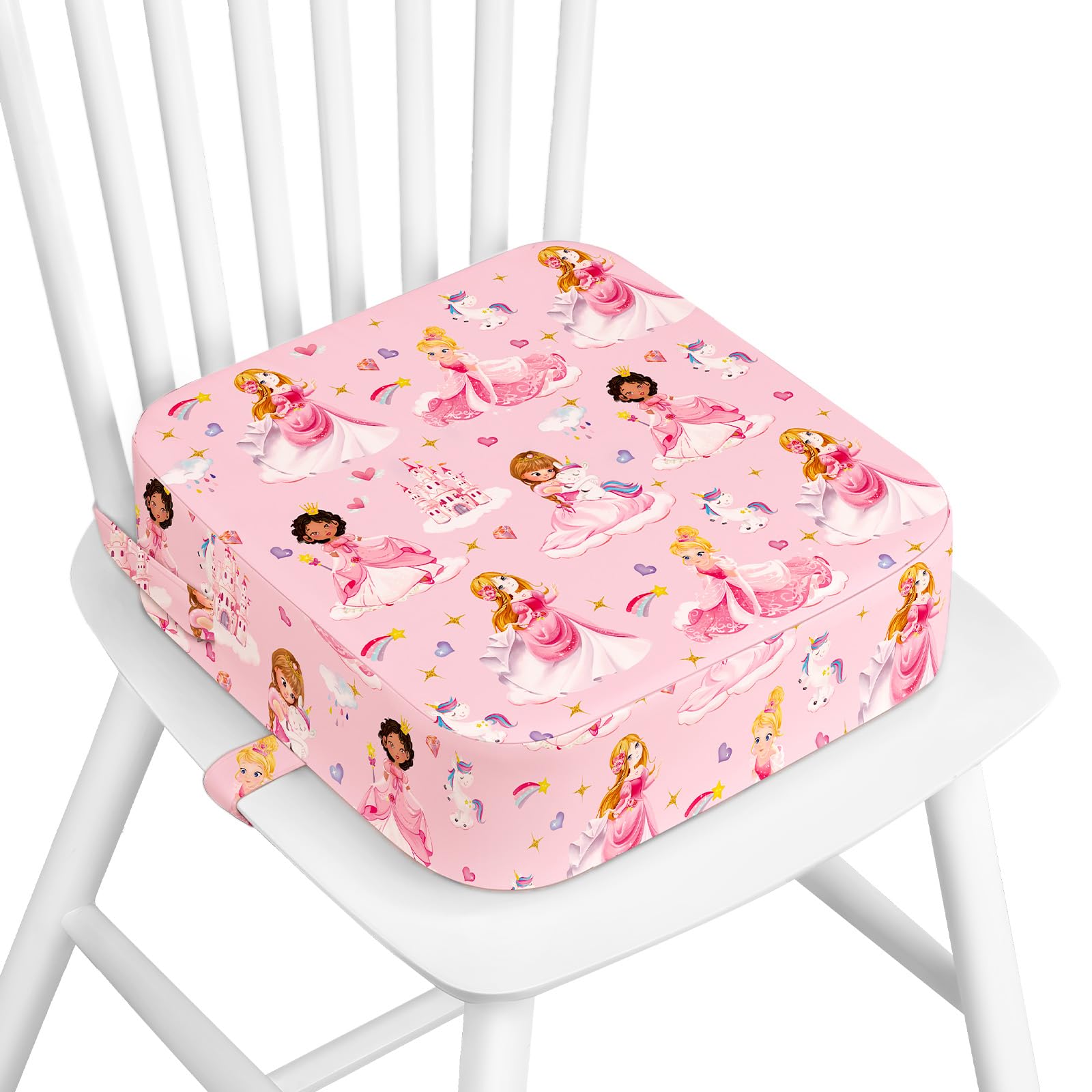 Wooshwa Kids Booster Seat for Dining Table, 4" Kids Booster Seat for Chair