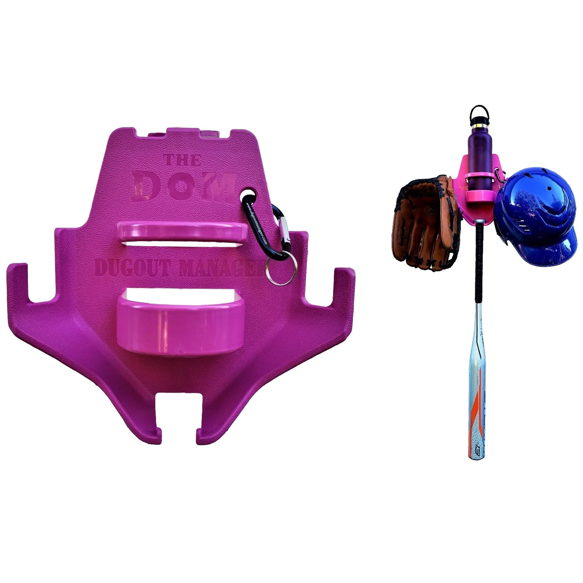 DOM Dugout Manager, Premiere Dugout Organizer for Softball and Baseball Players, Providing for a Safe, Cost-Effective, Organized, and Fun Dugout