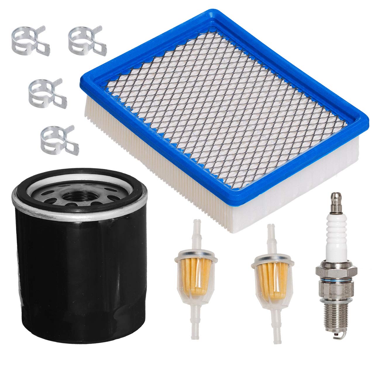 HIFROM Air Filter 1015426 with Oil Filter 1016467 Spark Plug Fuel 
