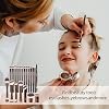 Set de brochas de maquillaje MAANGE 20 piezas, brochas kabuki de doble punta para contorno, para base líquida, polvo, corrector, rubor, herramientas de maquillaje facial con caja de regalo (Café) 7