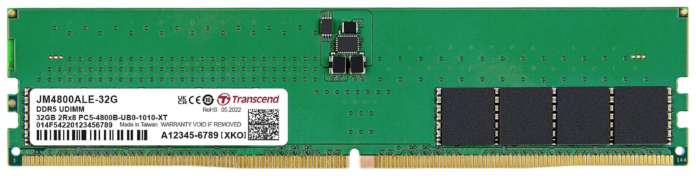 Transcend RAM 32GB DDR5 4800MHz CL40 (2Rx8) Desktop Memory - JM4800ALE-32G (B0B7NS5Z3P) Amazon Price History, Amazon Price Tracker