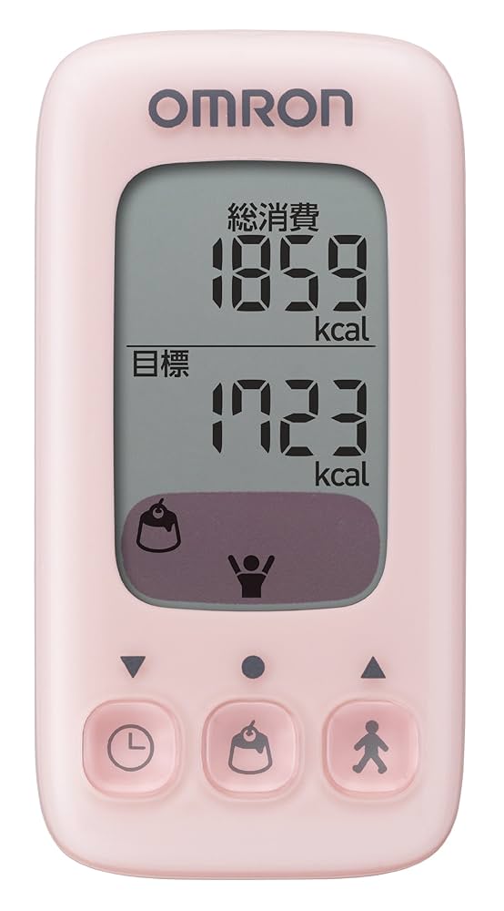 Amazon | オムロン(OMRON) 活動量計 カロリスキャン ピーチ HJA