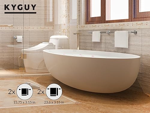 Miniatura 4 de Juego de accesorios de baño de alta calidad, kit completo de accesorios de baño, fácil de instalar, toalla de baño, jabón y soporte de papel