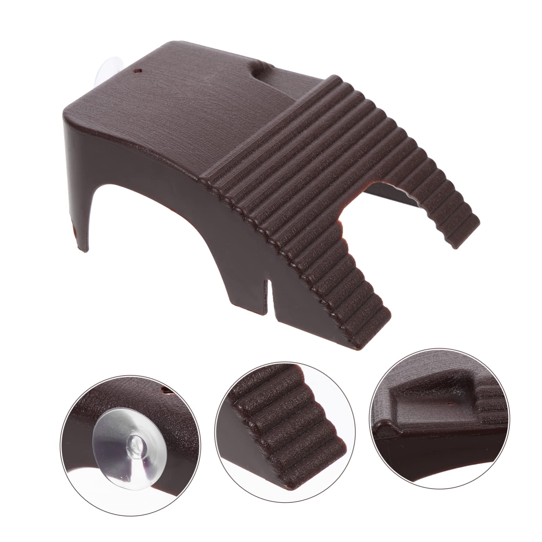 CORHAD Turtle Basking Platform Tortoise Perch Reptile Climbing Stand Sunbathing Rock Sturdy Abs Construction