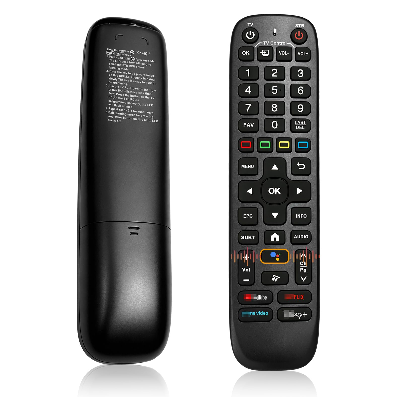 Photo 1 of V6 Plus Remote Fit for Vseebox V6plus Remote Control Compatible with vSeeBox V5 Pro,Vsee Box V3 Plus,V3Pro,Intelligent Bluetooth Voice Remote with Backlight