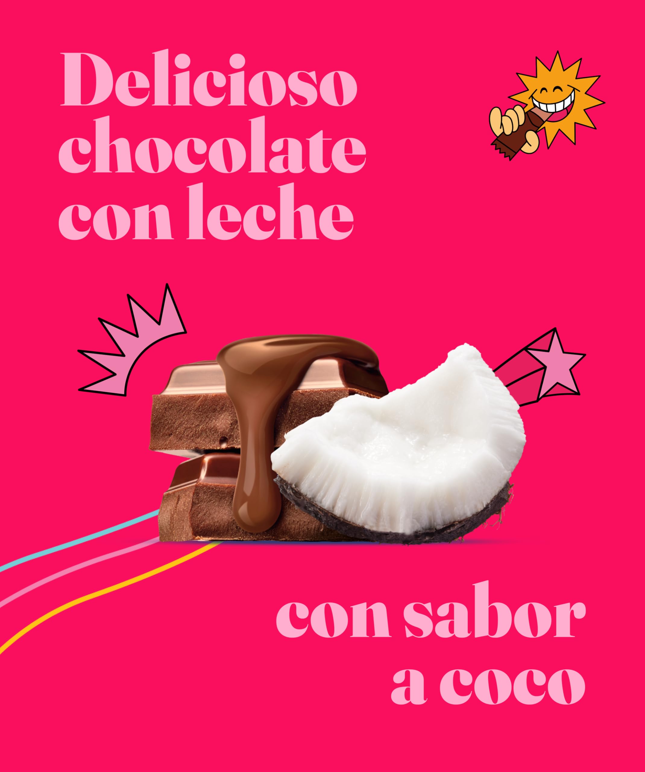 Corny Barritas de Cereales con Chocolate y Coco, Sin aceite de palma ni Conservantes, Pack 6 x 25 gr
