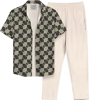 BULLMER Clothing Set with Trendy Shirt & Pants Co-ords for Men