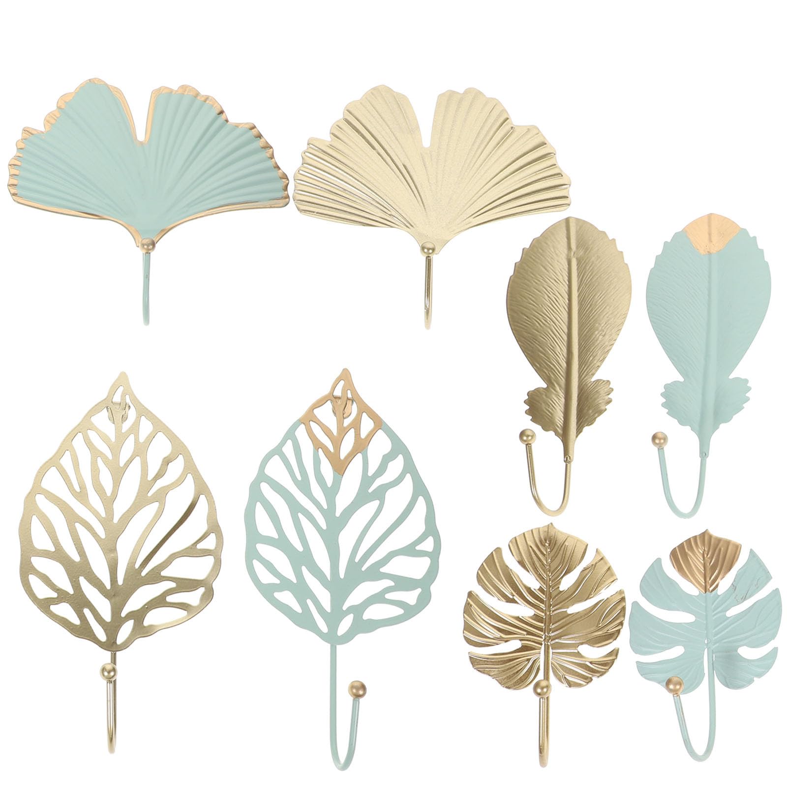 Porte-manteau pour porte-serviettes mural en forme de feuilles pour une salle de bain zen