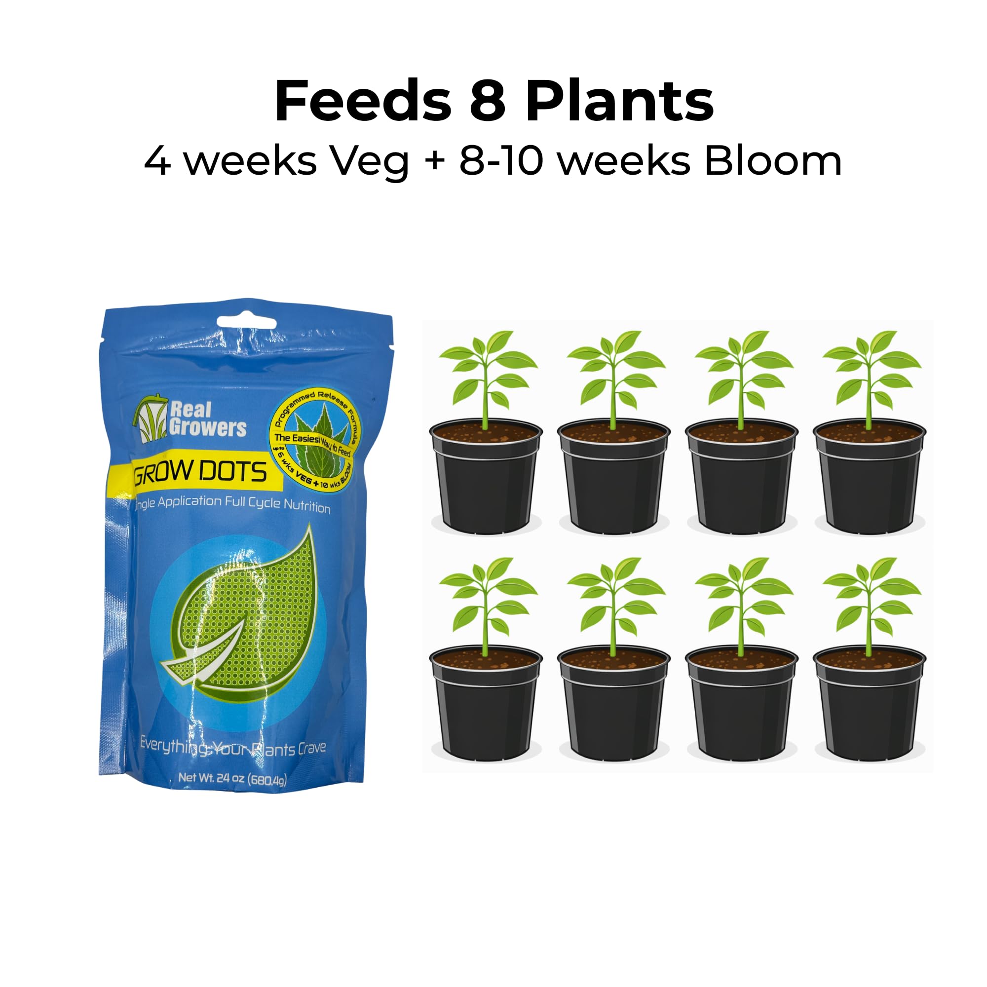 Real Growers Grow Dots Classic 24oz One-Time Application Programmed Release Nutrient System for Soilless Media product thumbnail 7