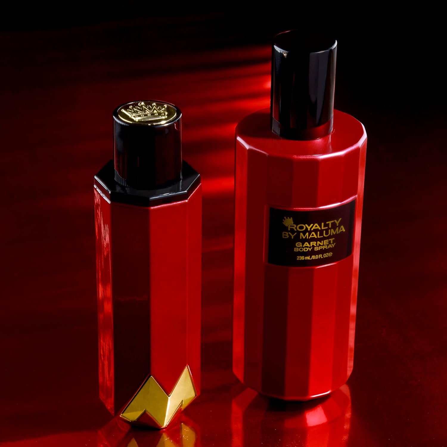 Garnet Gift Set, 2 pcs - Long-Lasting Fougere Woody Perfume for Men - Bold and Vibrant Body Spray for Men - Long-lasting Top Notes of Lavender and Baies Rose - Ideal Gift for Men - Image 2