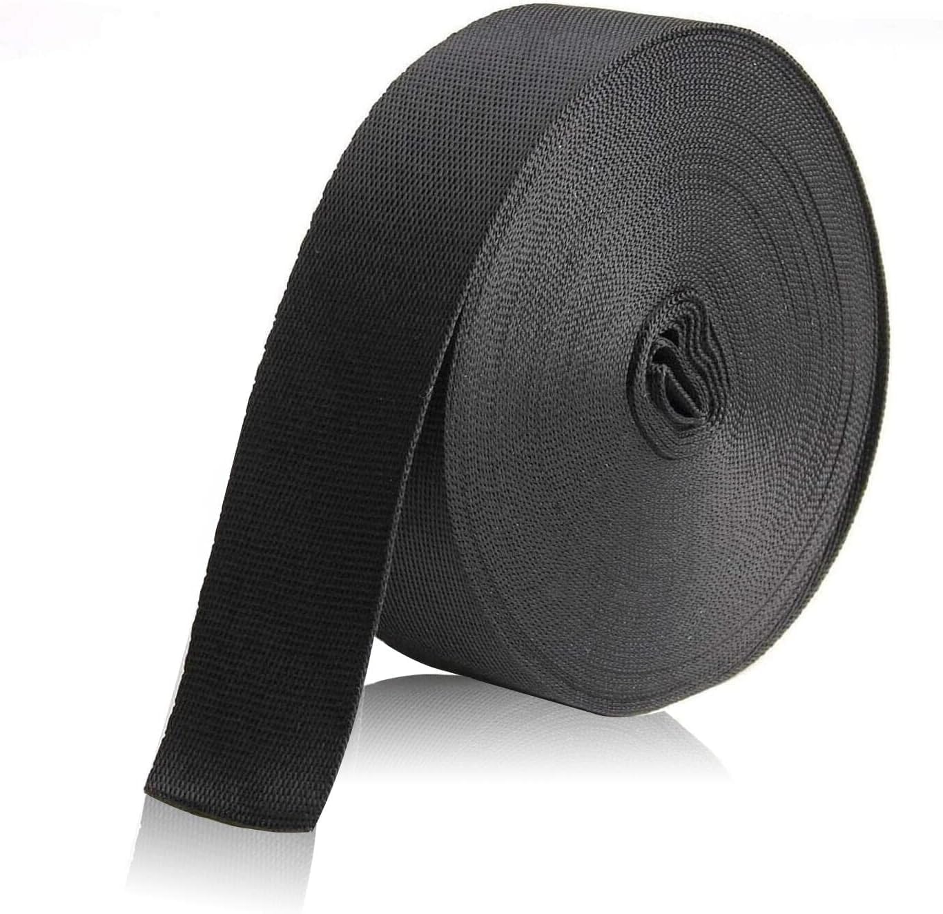 Clickers Art Nylon/Canvas Webbing or Flat Strip Wide for Collars, Leashes, Diving Gear, Sports Gear, Bag Belt, Hiking (Pack of 1) (Width - 1 Inch, 10 Meter)